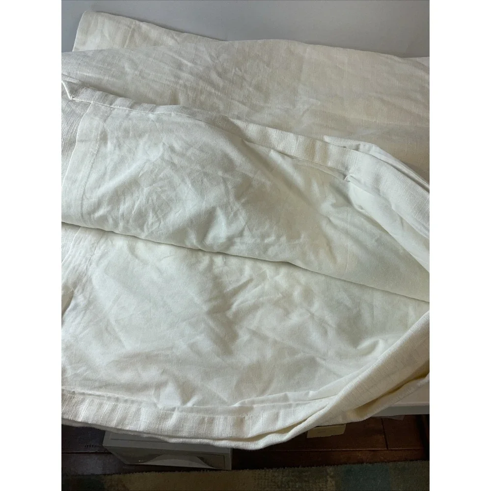 Pottery Barn 3-in-1 lined Linen Curtain Panel 100